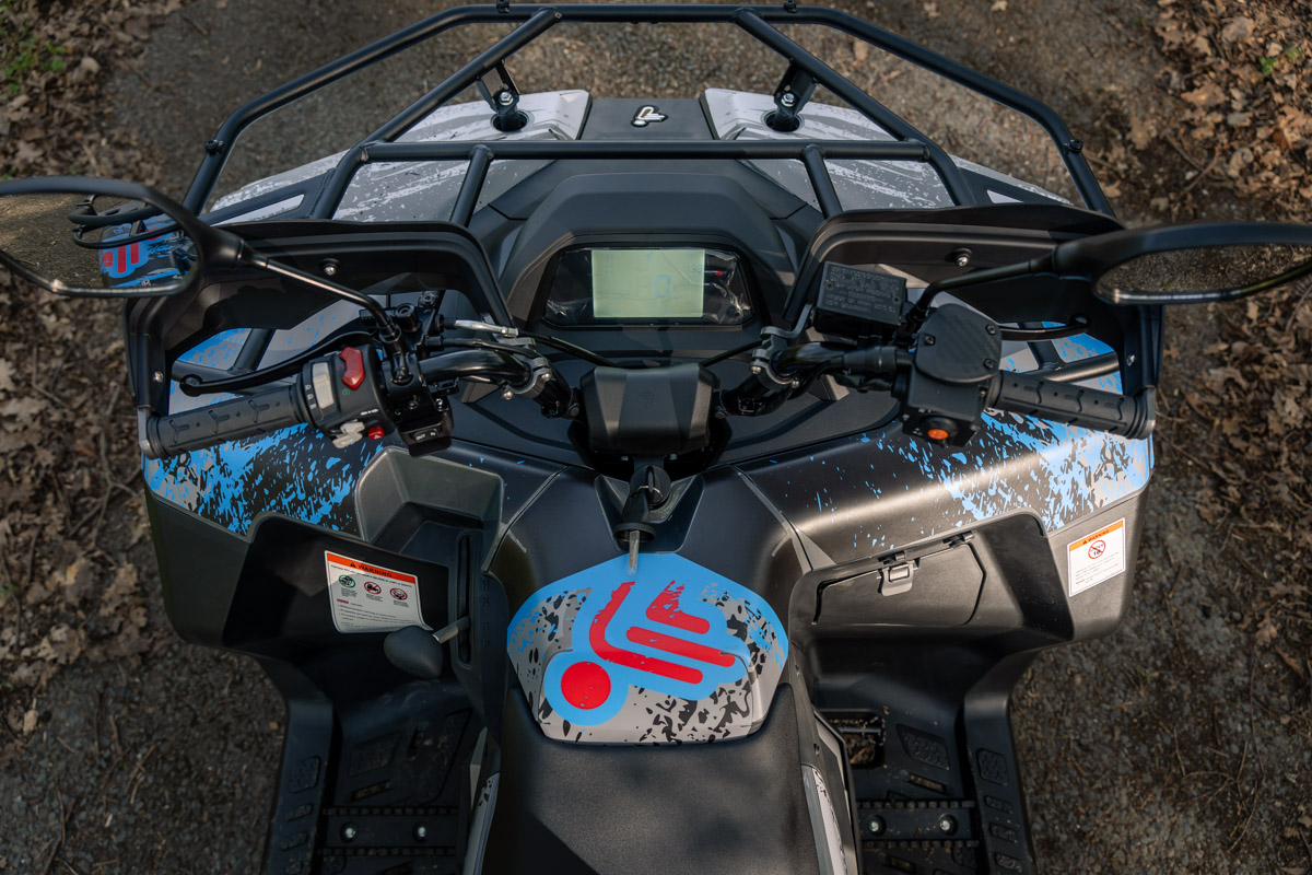 GRAPHIC STICKER KIT for Segway AT5-L blue