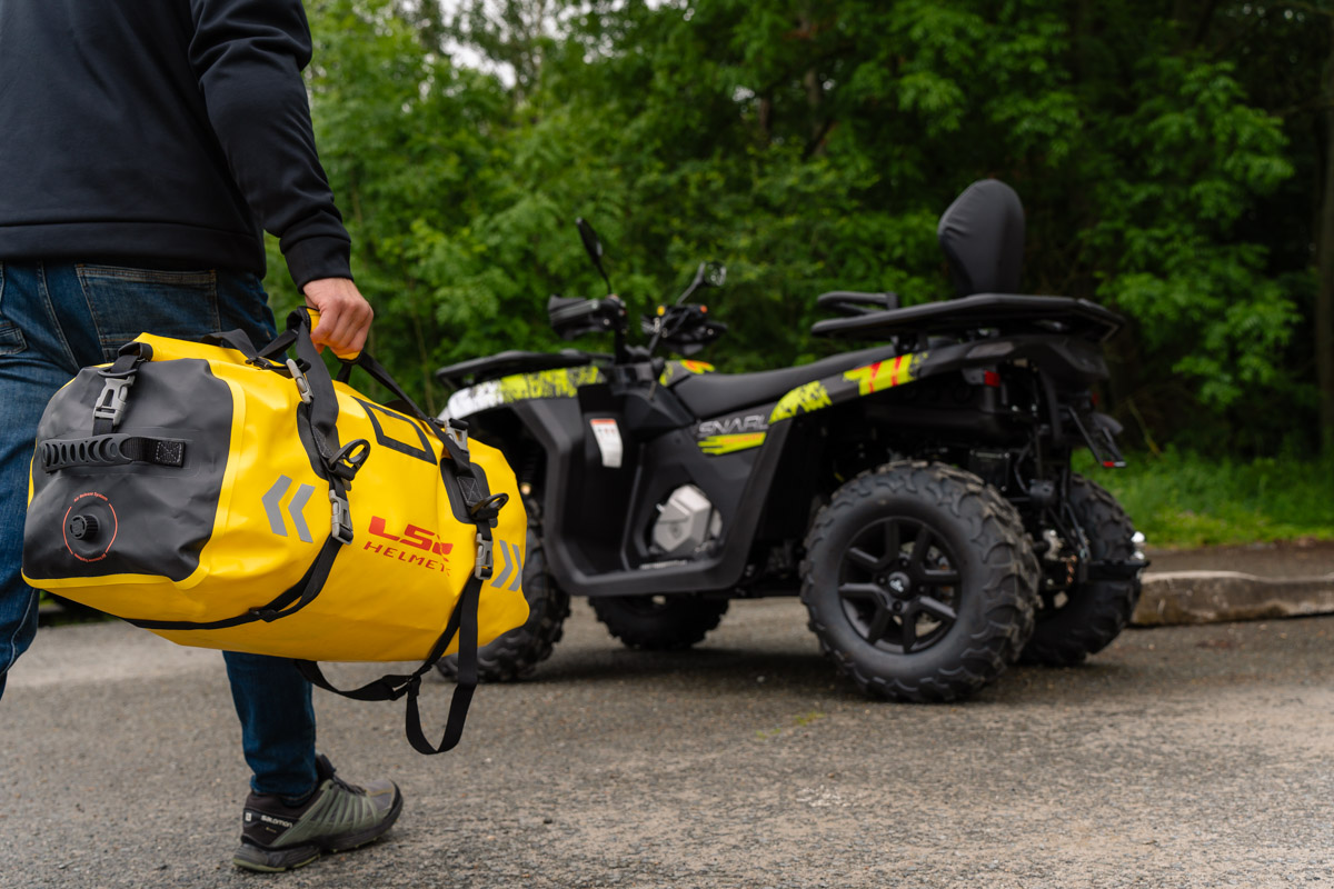 LS2 LB-02 Luggage Bag Water Proof PVC Yellow 65L