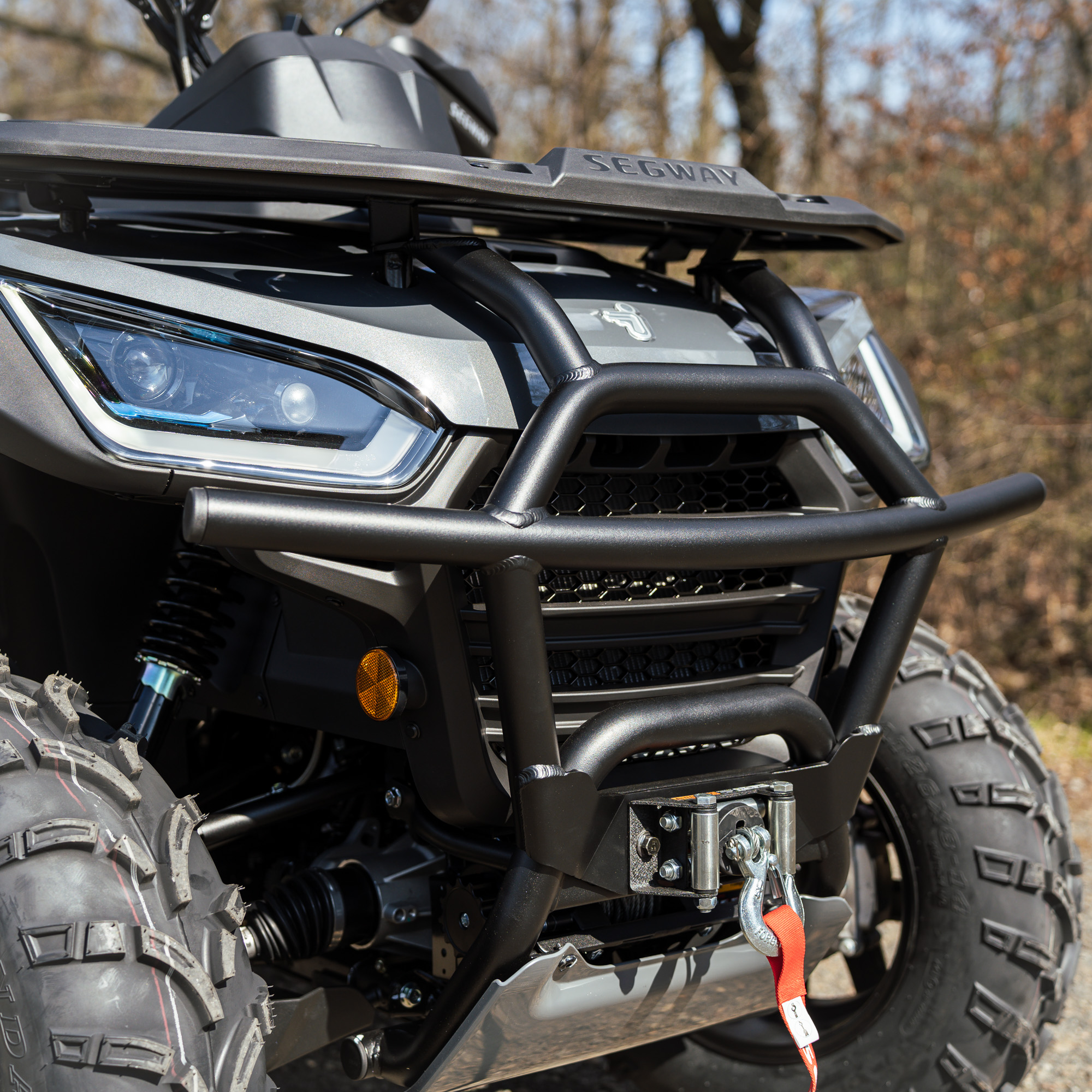 XRW FRONT BUMPER ALU SX1 BLACK - SEGWAY SNARLER AT6 S / L