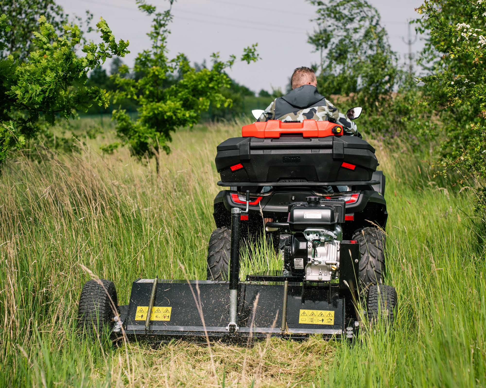 SHARK ATV mulcher with Kohler 14HP engine