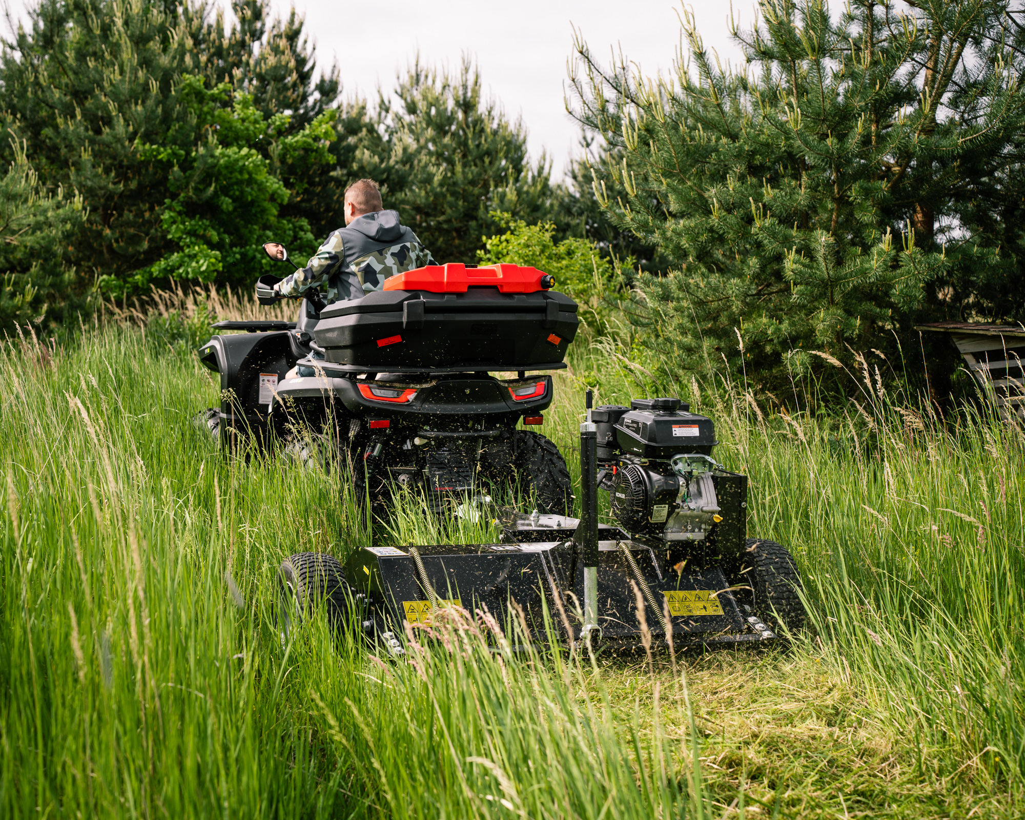 SHARK ATV mulcher with Kohler 14HP engine
