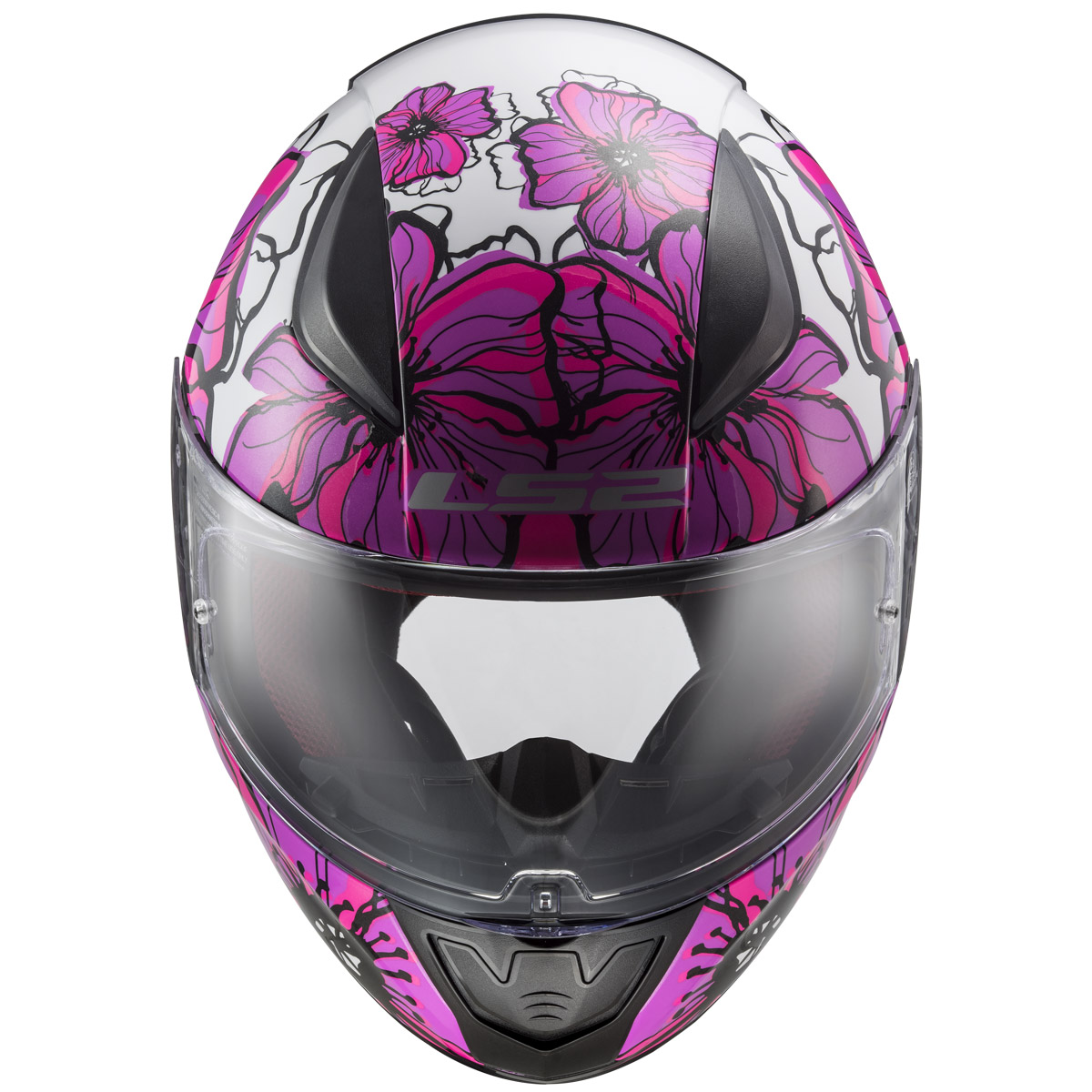 LS2 FF353 RAPID POPPIES PINK XL