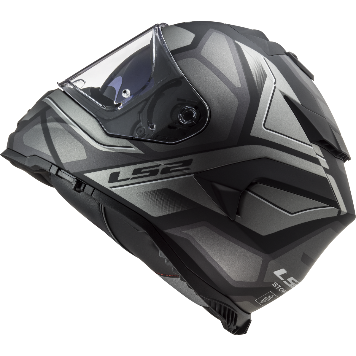 LS2 FF800 STORM II FASTER MATT TITANIUM-06 XL