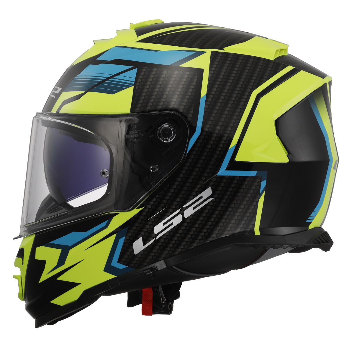 LS2 FF800 STORM II TRACKER BLACK H-V YELLOW-06 S