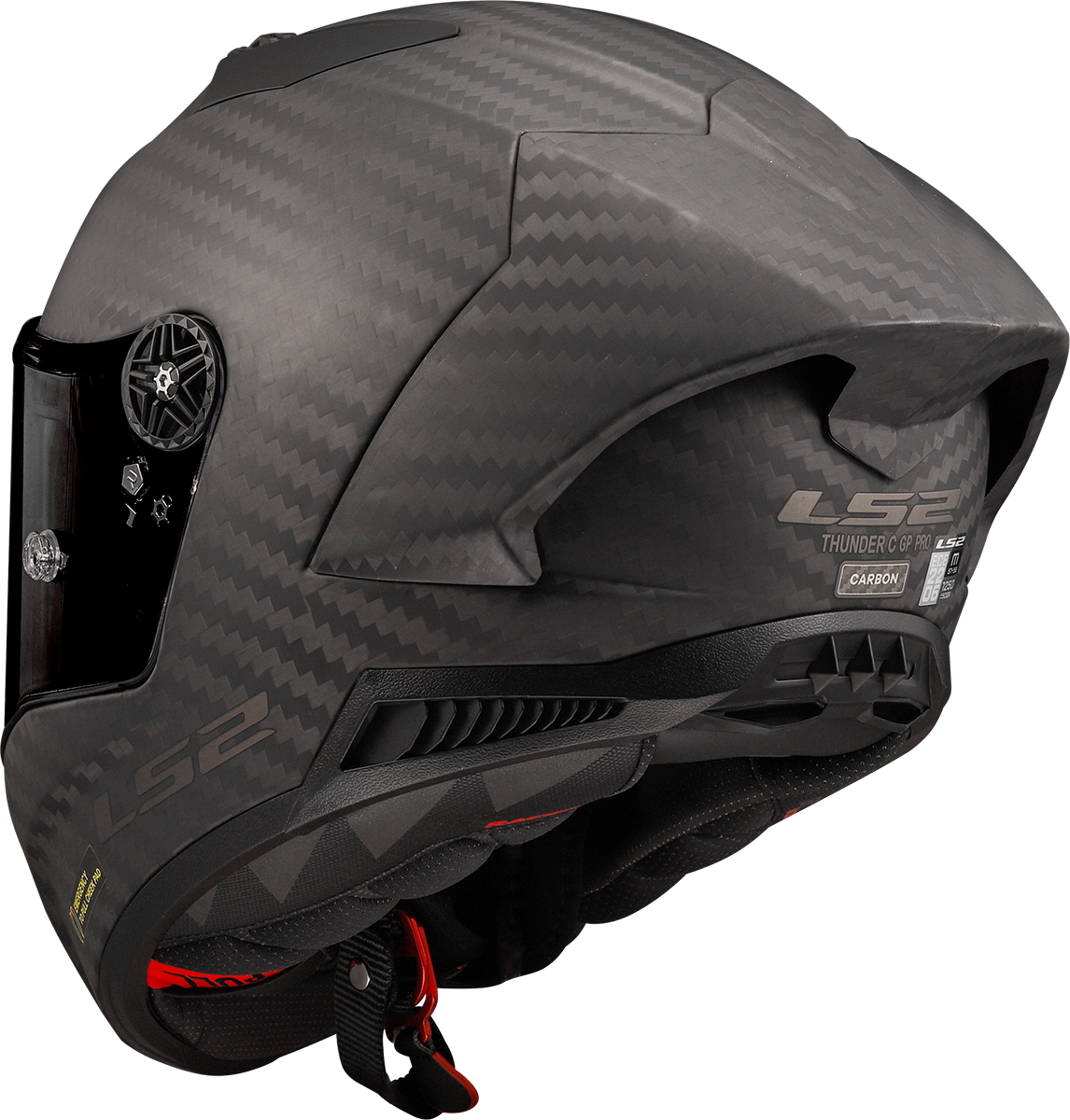 LS2 FF805 THUNDER C GP AERO SPOILER M.BLACK-06 XL