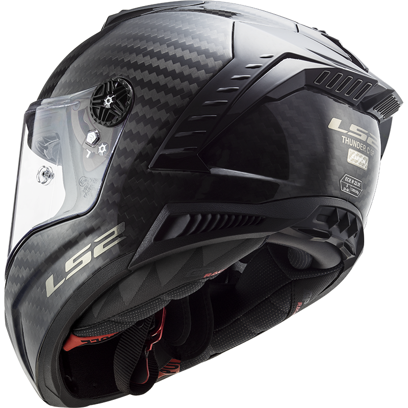 LS2 FF805 THUNDER CARBON RACING FIM 2020 XS