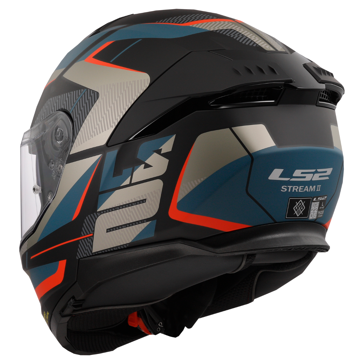 LS2 FF808 STREAM II ROAD M.BLACK BLUE-06 S