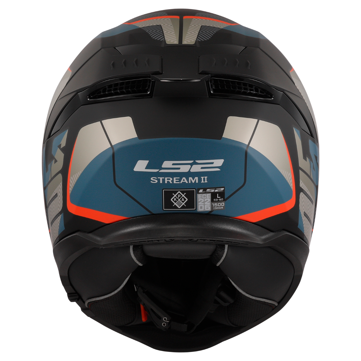 LS2 FF808 STREAM II ROAD M.BLACK BLUE-06 S