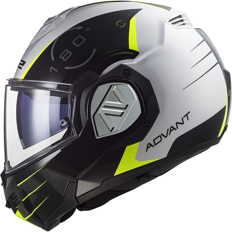 LS2 FF906 ADVANT CODEX WHITE BLACK-06 XS