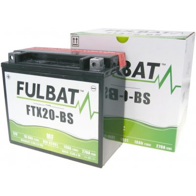 FULBAT Battery 12V/18Ah FTX20-BS (YTX20-BS) ACCESS SHADE, XTREME, ARCTIC CAT, HARLEY DAVIDSON