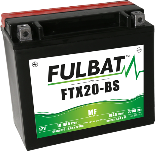 FULBAT baterie 12V/18Ah FTX20-BS (YTX20-BS) ACCESS SHADE, XTREME, ARCTIC CAT, HARLEY DAVIDSON