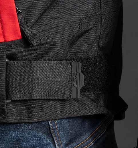 LS2 GATE MAN JACKET BLACK RED