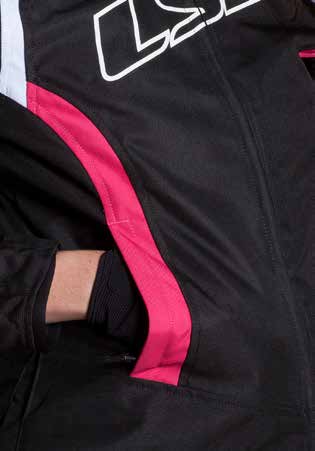 LS2 GATE LADY JACKET BLACK PINK L