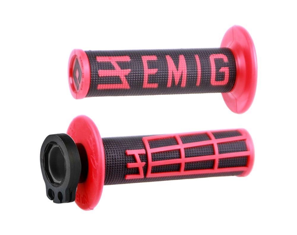 ODI GRIPS MX Lock-on v2 EMIG 4-Stroke Black/Red