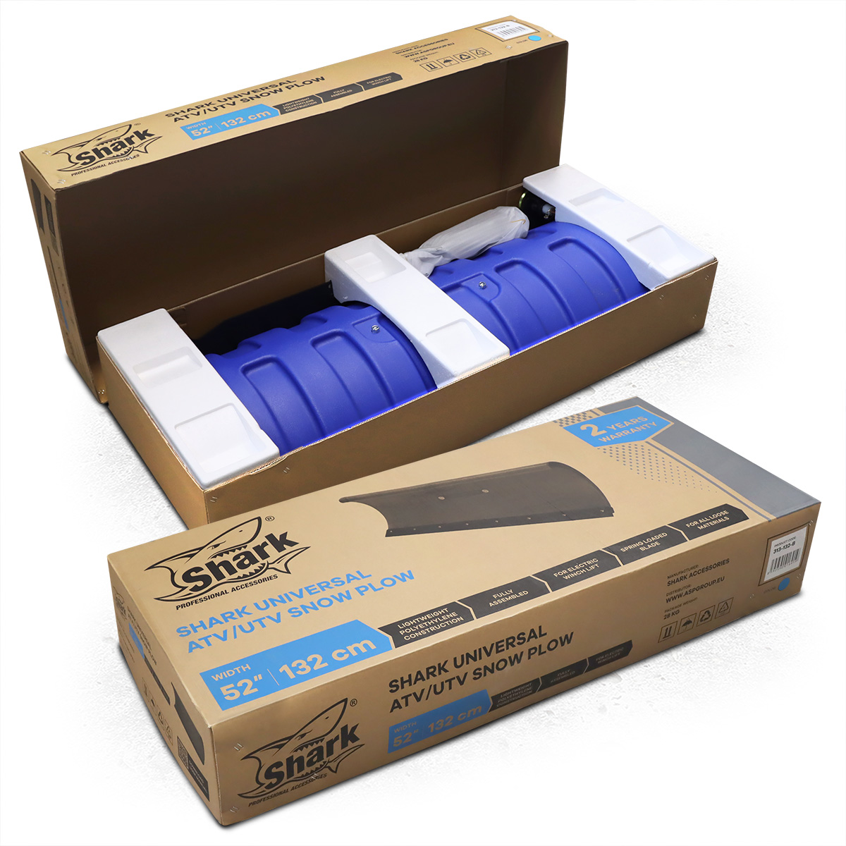 SHARK Snow Plow 52" DELUXE YELLOW (132 cm)