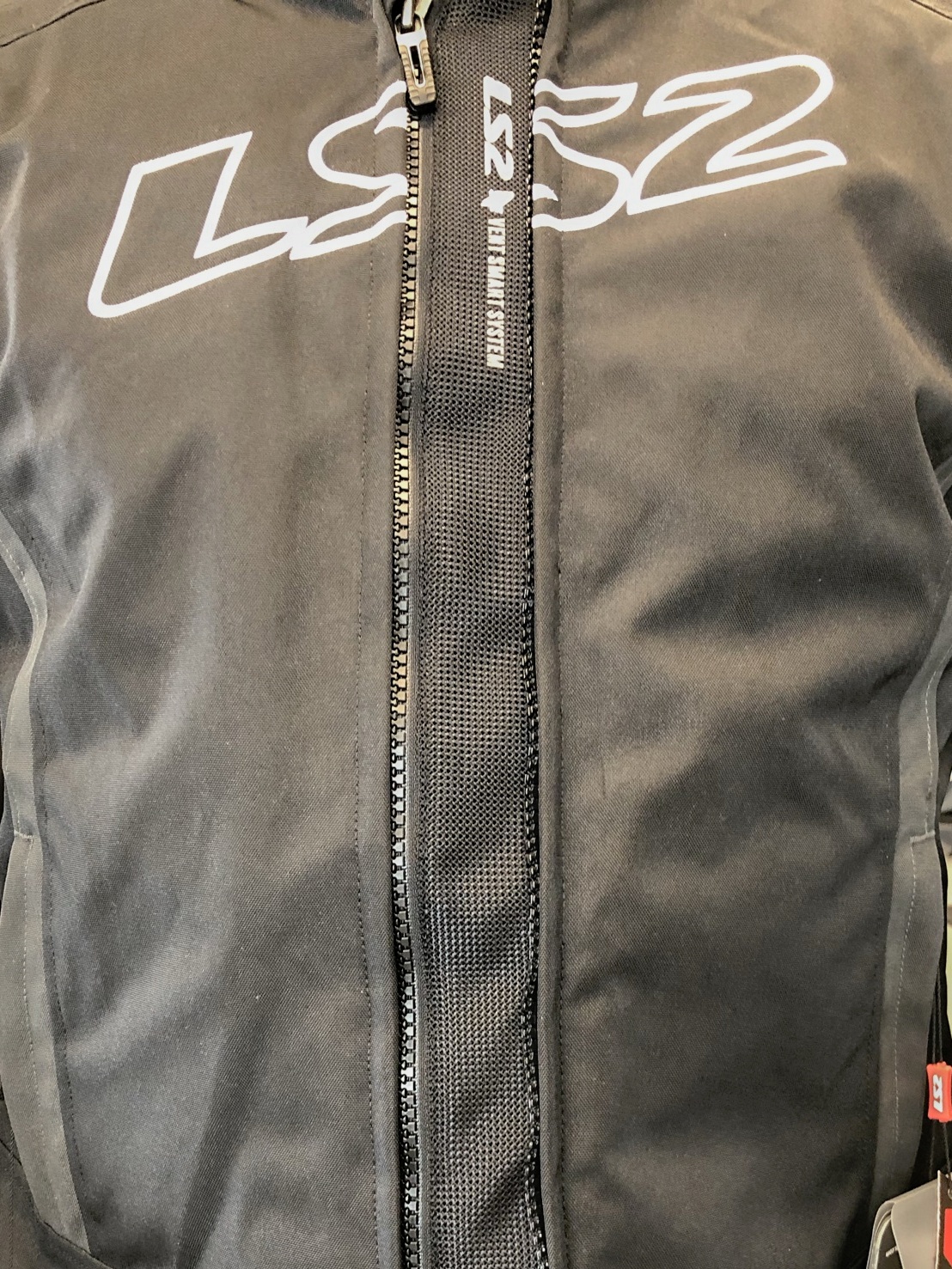LS2 GATE LADY JACKET BLACK DARK GREY XS