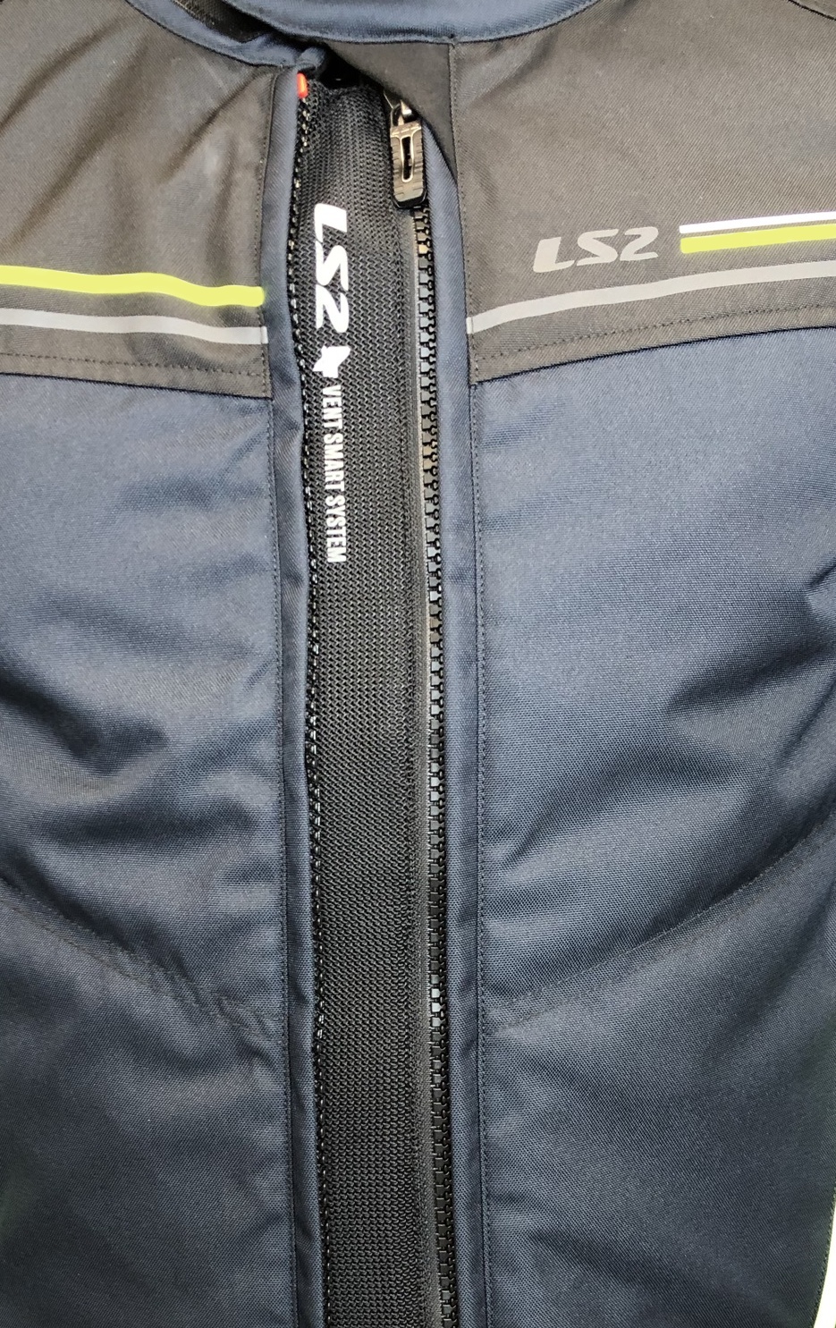 LS2 SHADOW MAN JACKET BLUE BLACK H-V YELLOW XL