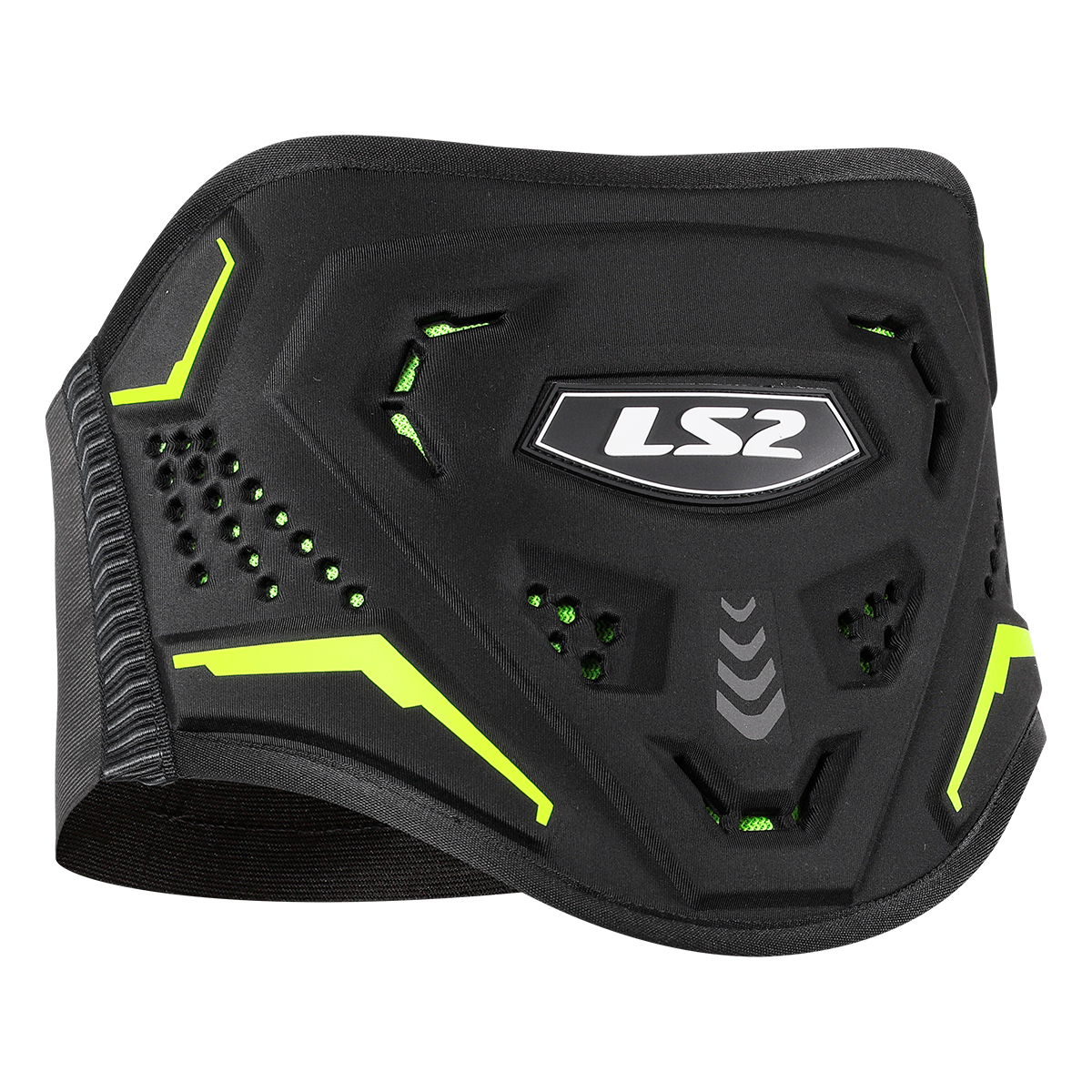 LS2 KOKU KIDNEY BELT BLACK H-V YELLOW M-L