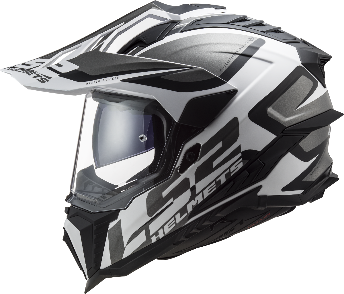 LS2 MX701 EXPLORER ALTER MATT BLACK WHITE-06 3XL