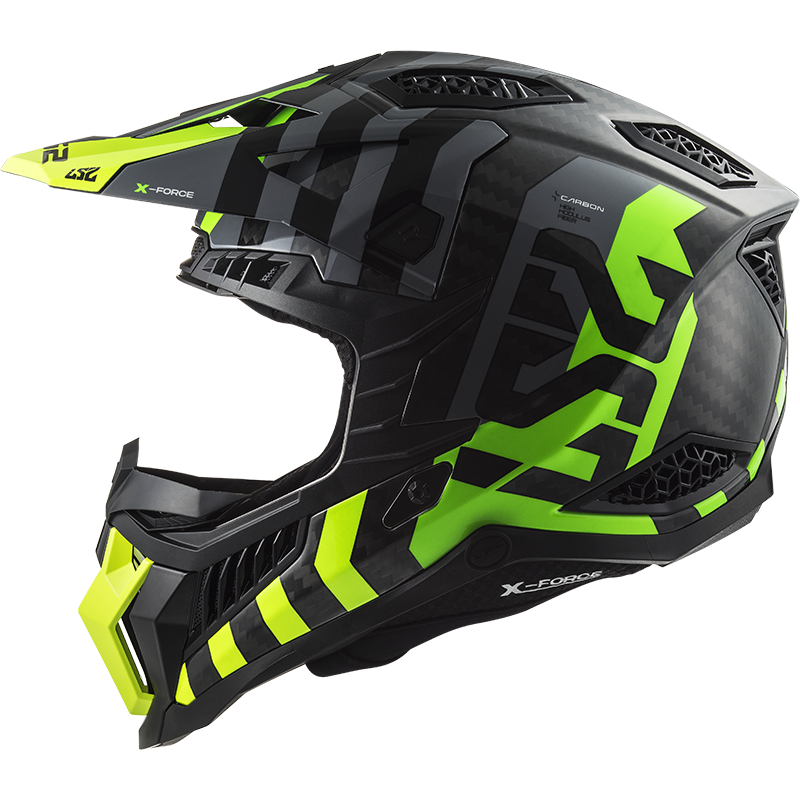 LS2 MX703 C X-FORCE BARRIER H-V YELLOW GREEN-06 M