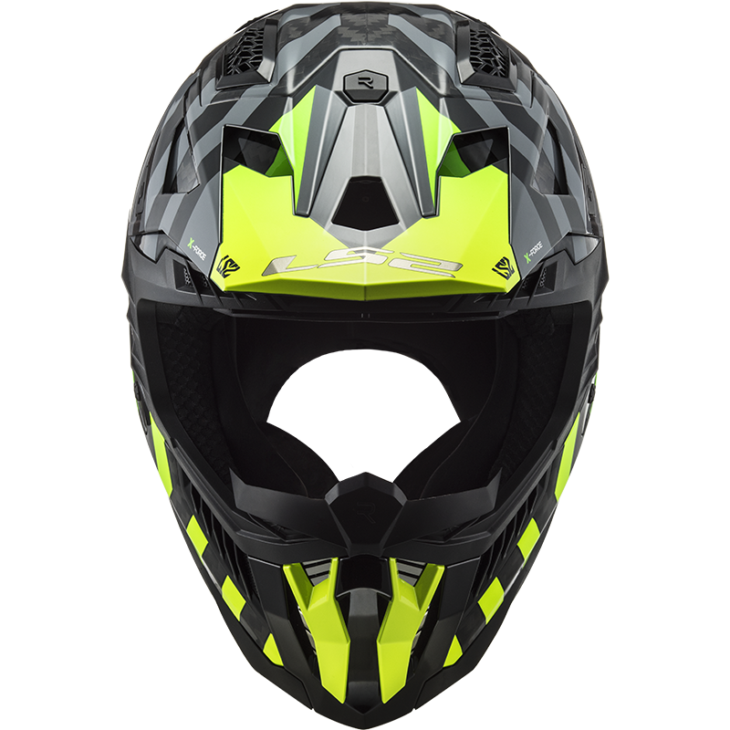 LS2 MX703 C X-FORCE BARRIER H-V YELLOW GREEN-06 M