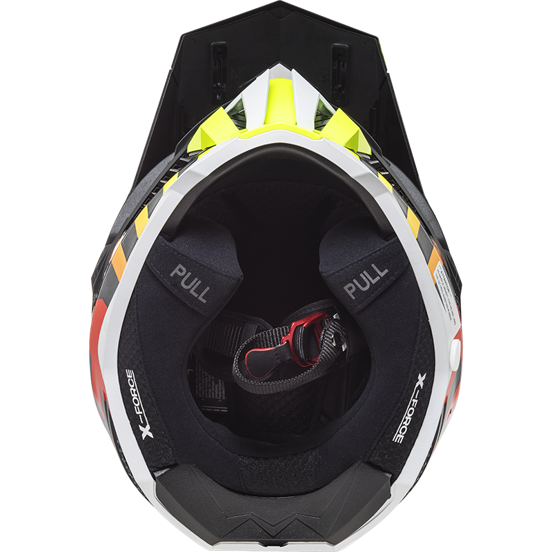 LS2 MX703 C X-FORCE BARRIER H-V YELLOW RED-06 M