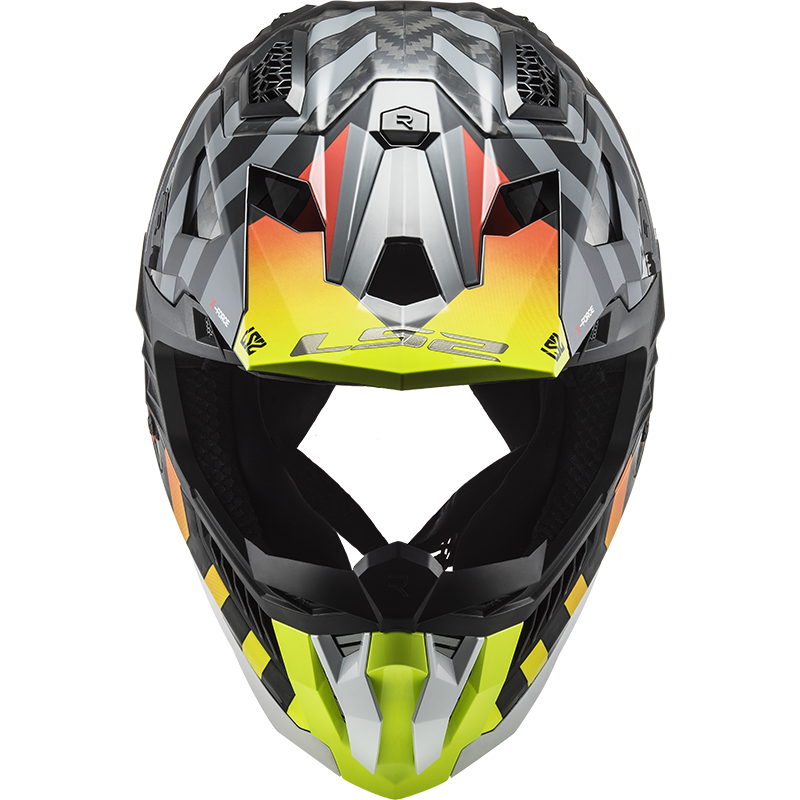 LS2 MX703 C X-FORCE BARRIER H-V YELLOW RED-06 M