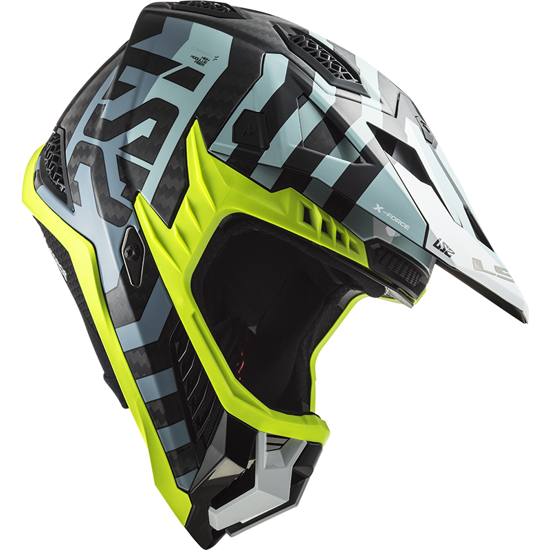 LS2 MX703 C X-FORCE BARRIER SKY BLUE-06 L