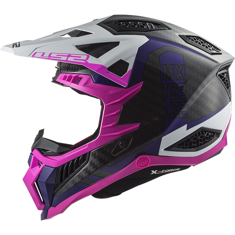 LS2 MX703 C X-FORCE VICTORY FLUO PINK VIOLET-06 XS