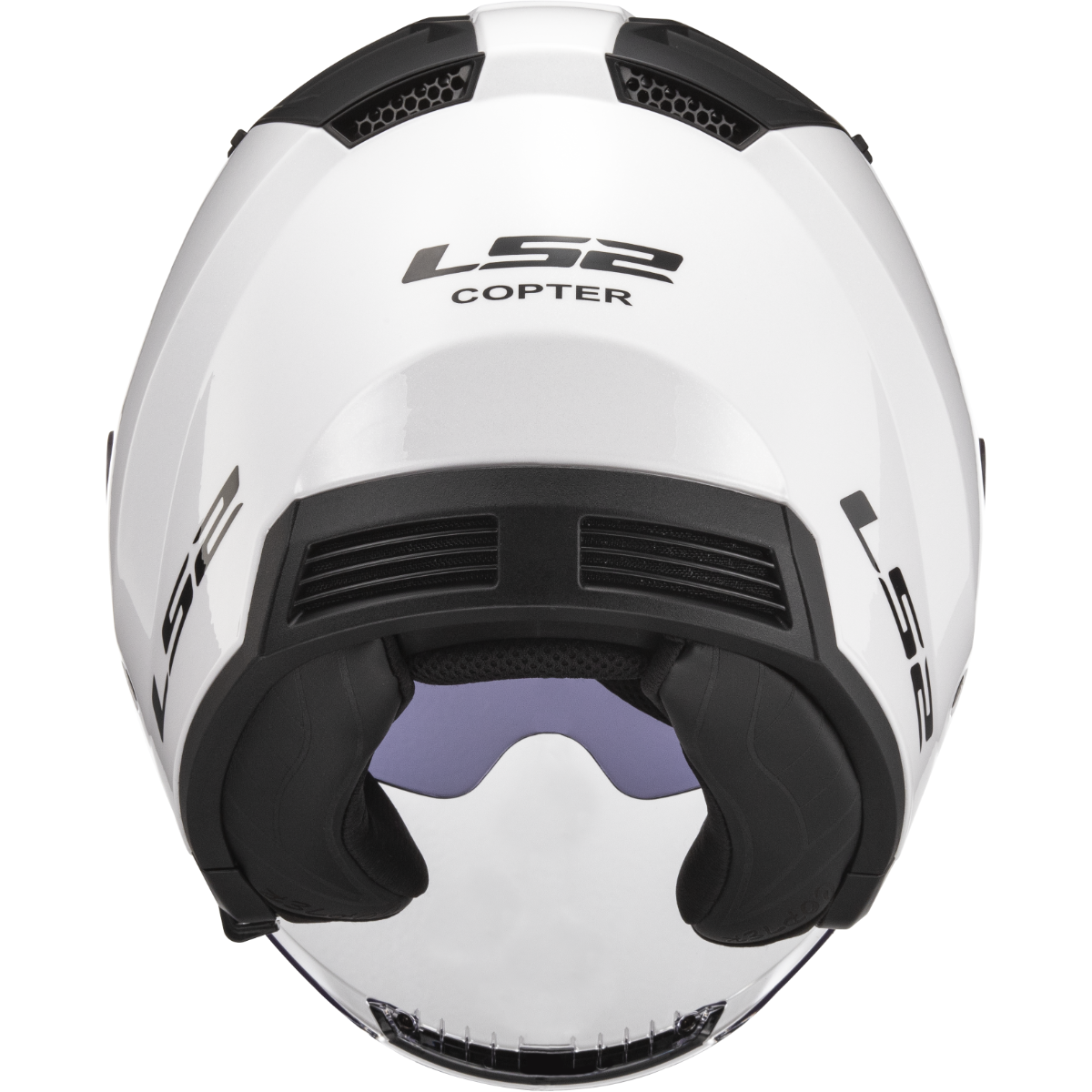 LS2 OF600 COPTER II GLOSS WHITE-06 L