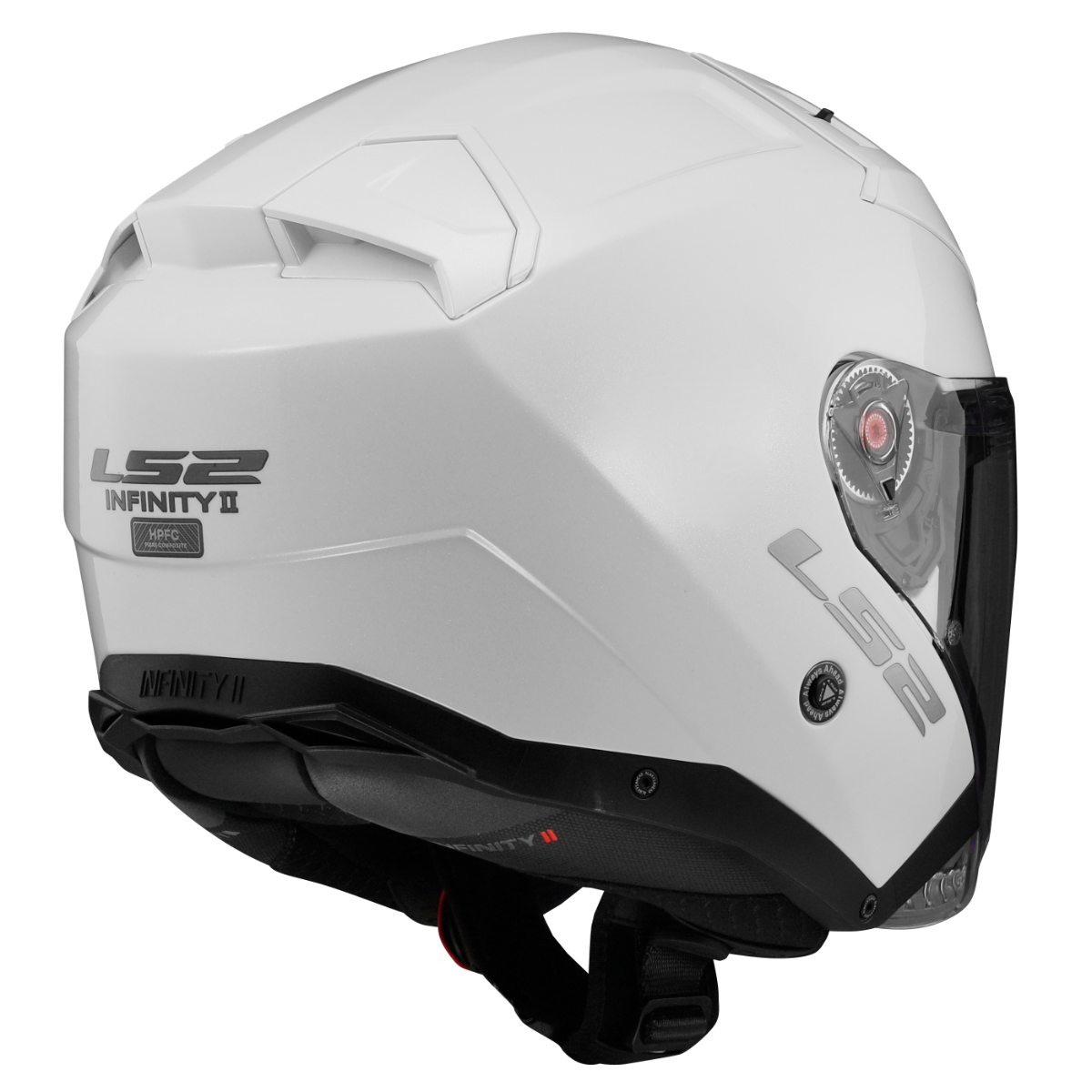 LS2 OF603 INFINITY II SOLID GLOSS WHITE-06 S