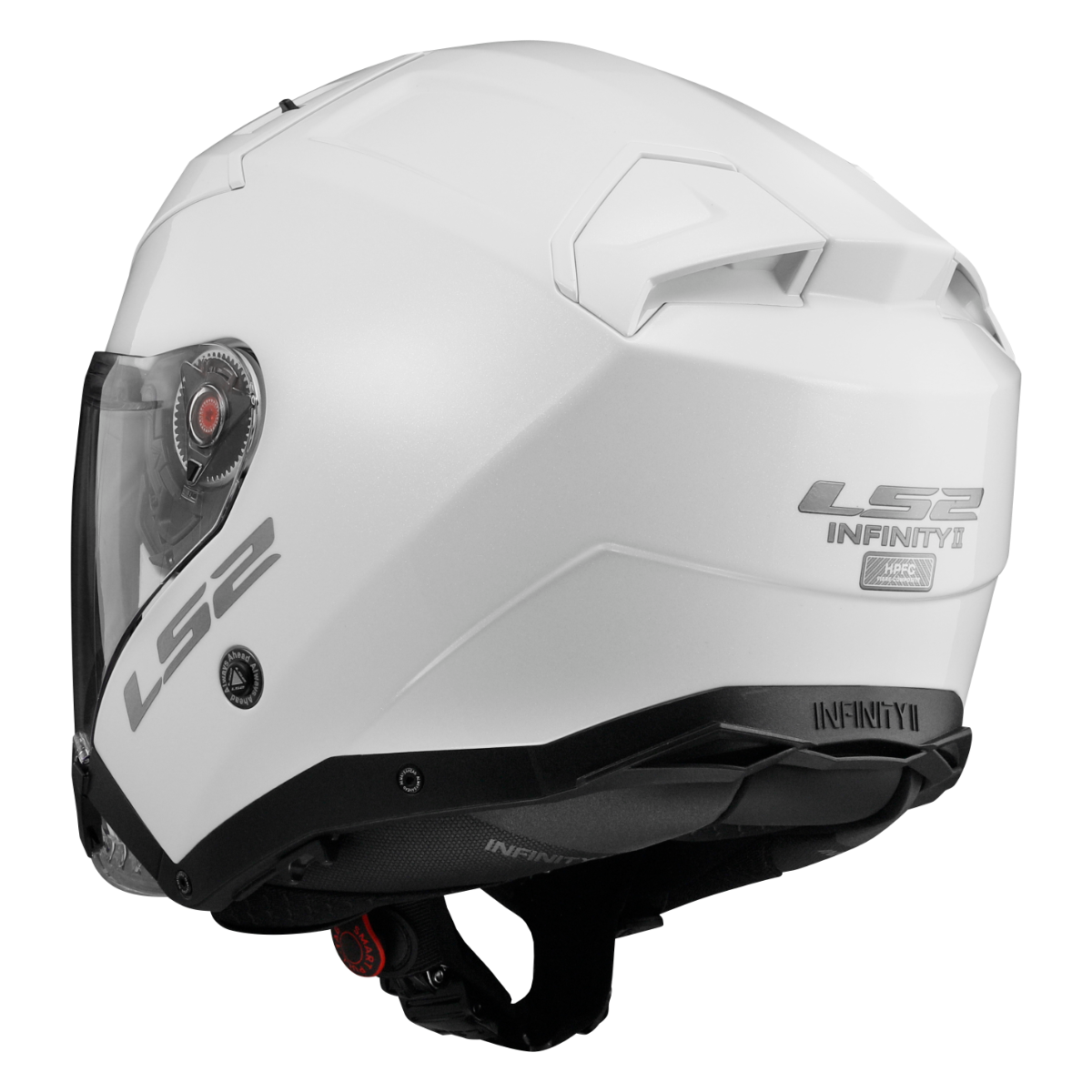 LS2 OF603 INFINITY II SOLID GLOSS WHITE-06 S