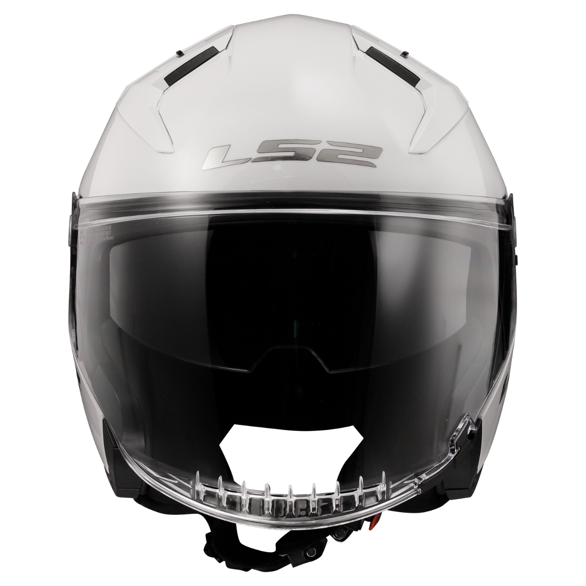 LS2 OF603 INFINITY II SOLID GLOSS WHITE-06 S