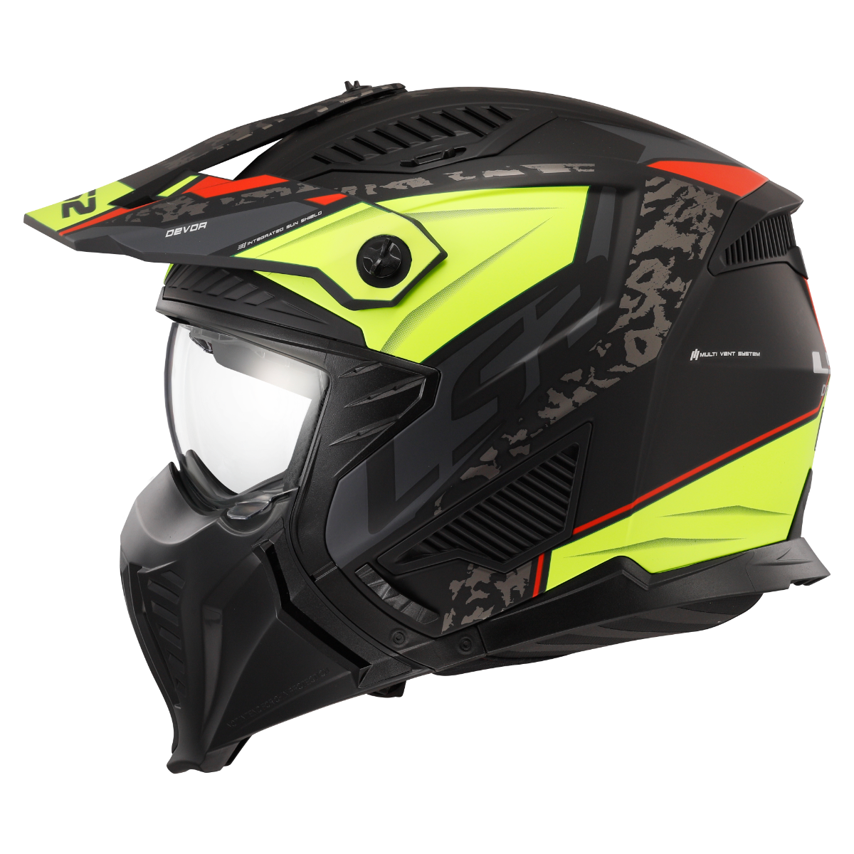 LS2 OF606 DRIFTER DEVOR M.BLACK H-V YELLOW-06