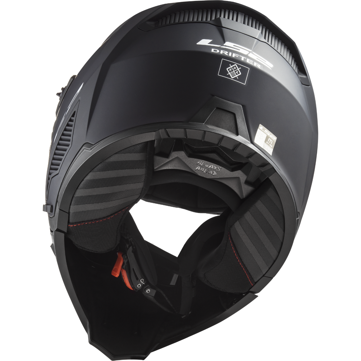 LS2 OF606 DRIFTER SOLID MATT BLACK-06 L