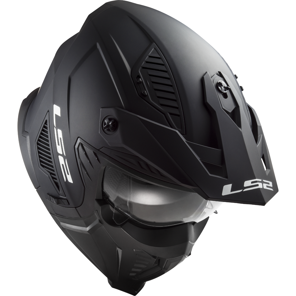 LS2 OF606 DRIFTER SOLID MATT BLACK-06 L