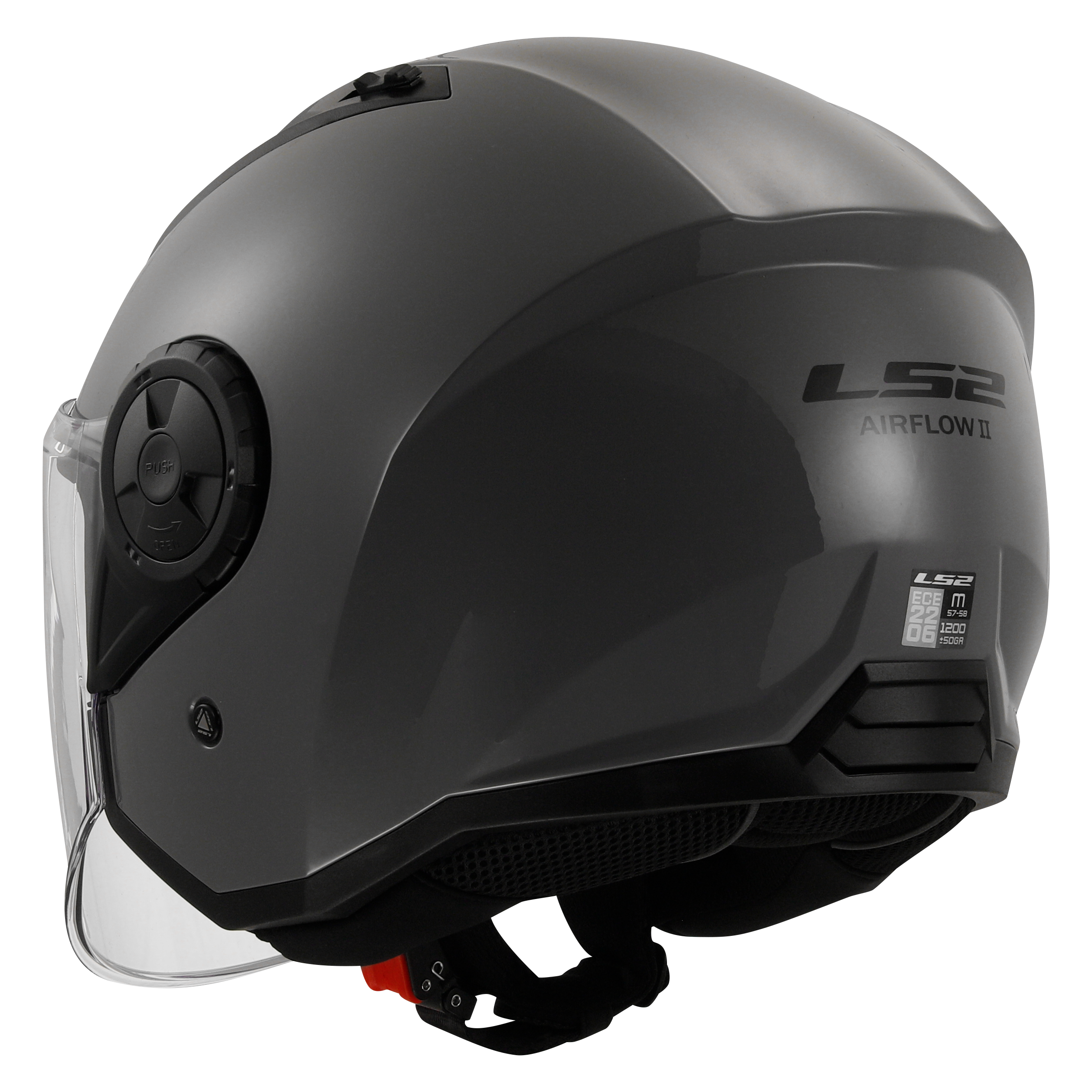 LS2 OF616 AIRFLOW II SOLID NARDO GREY-06 M