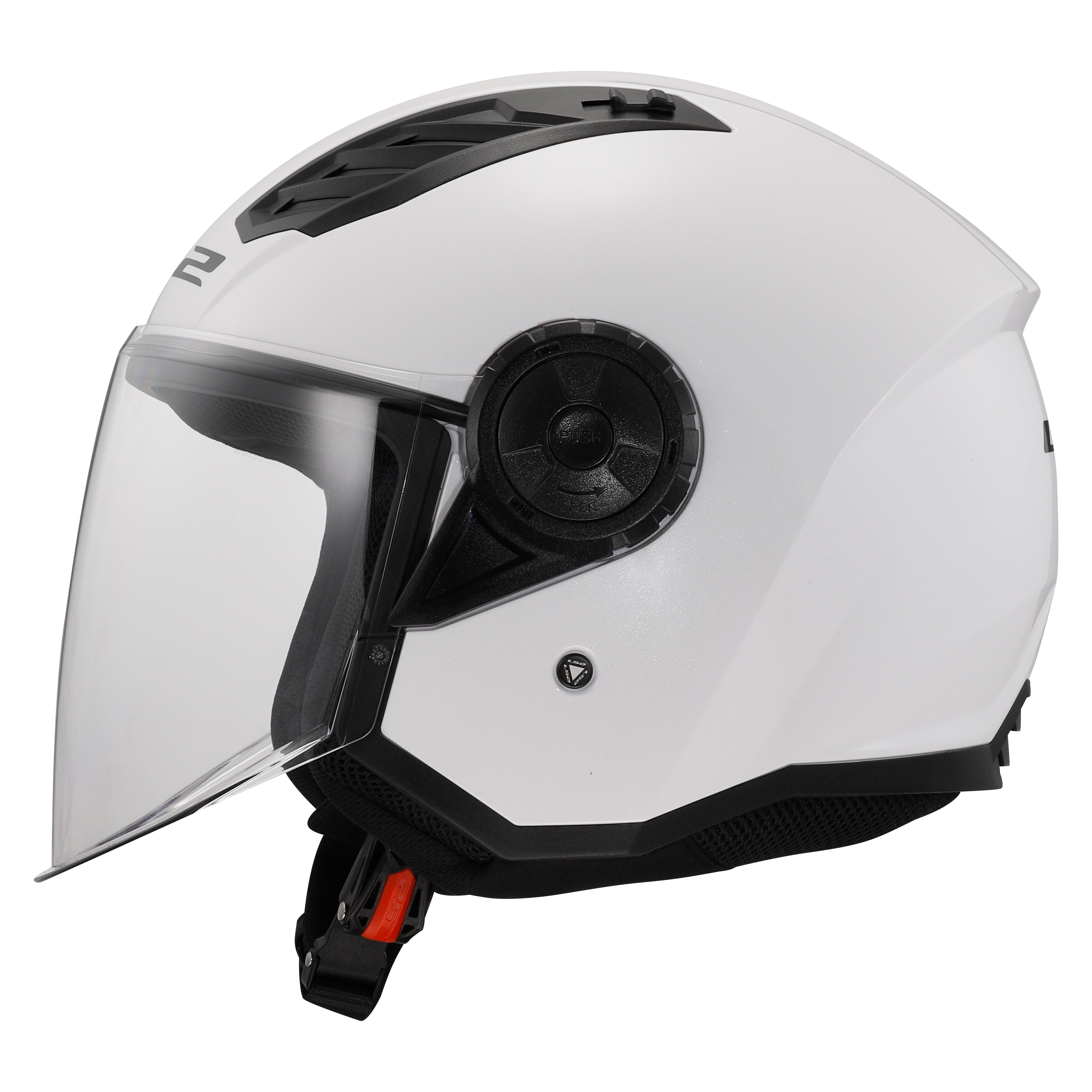 LS2 OF616 AIRFLOW II SOLID GLOSS WHITE-06 XL