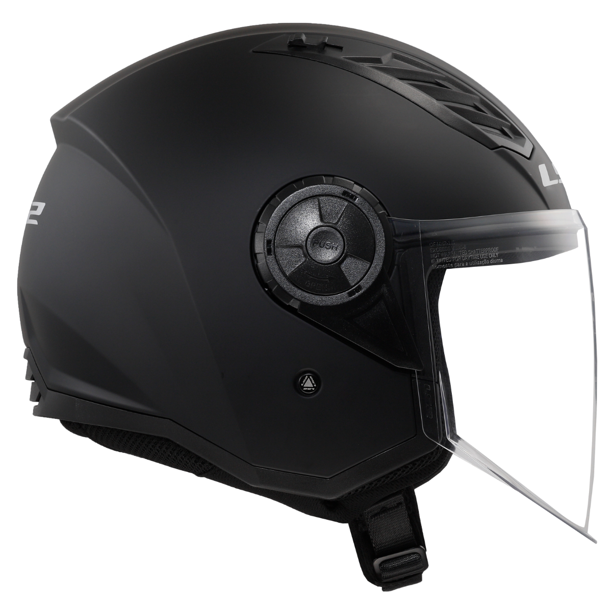 LS2 OF616 AIRFLOW II SOLID MATT BLACK-06 L