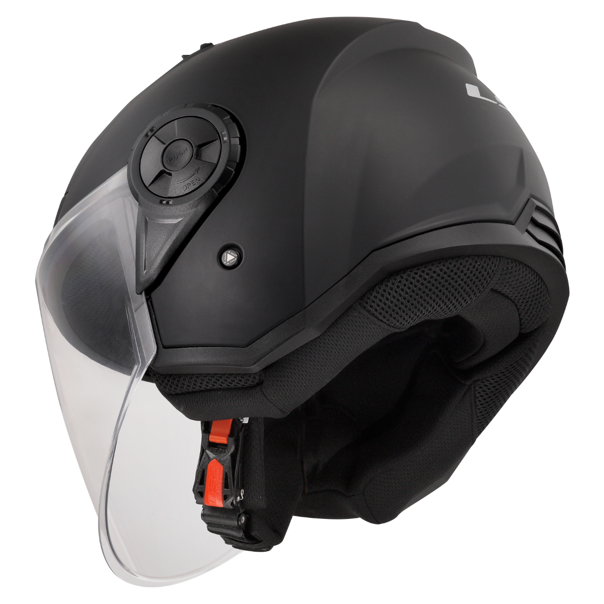 LS2 OF616 AIRFLOW II SOLID MATT BLACK-06 L