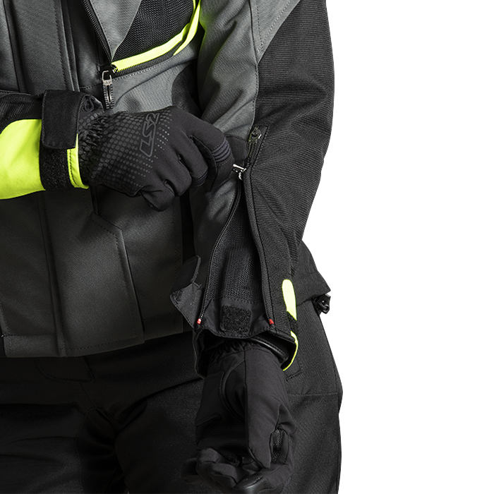 LS2 PHASE MAN JACKET GREY BLACK YELLOW 4XL