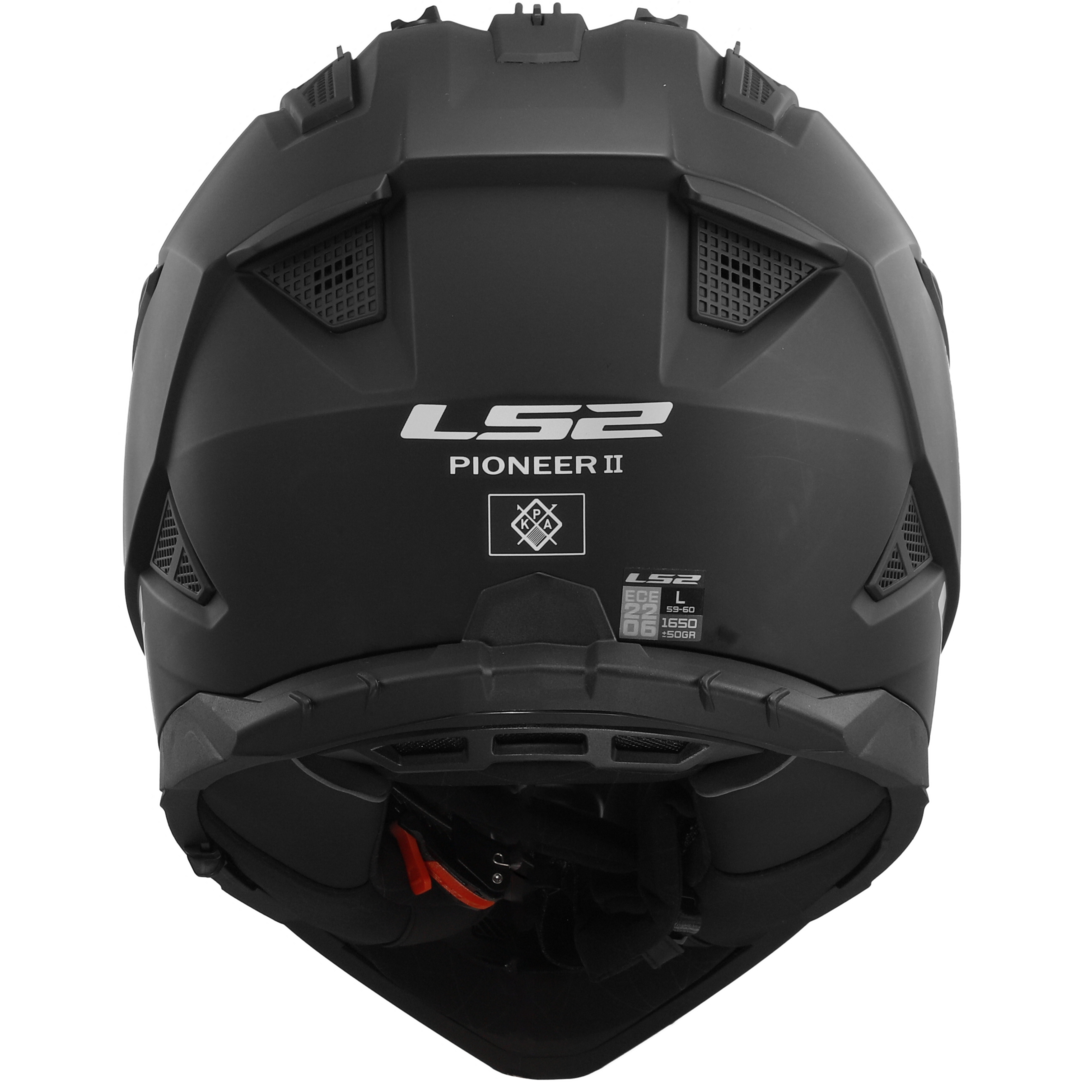 LS2 MX702 PIONEER II MATT BLACK-06 3XL