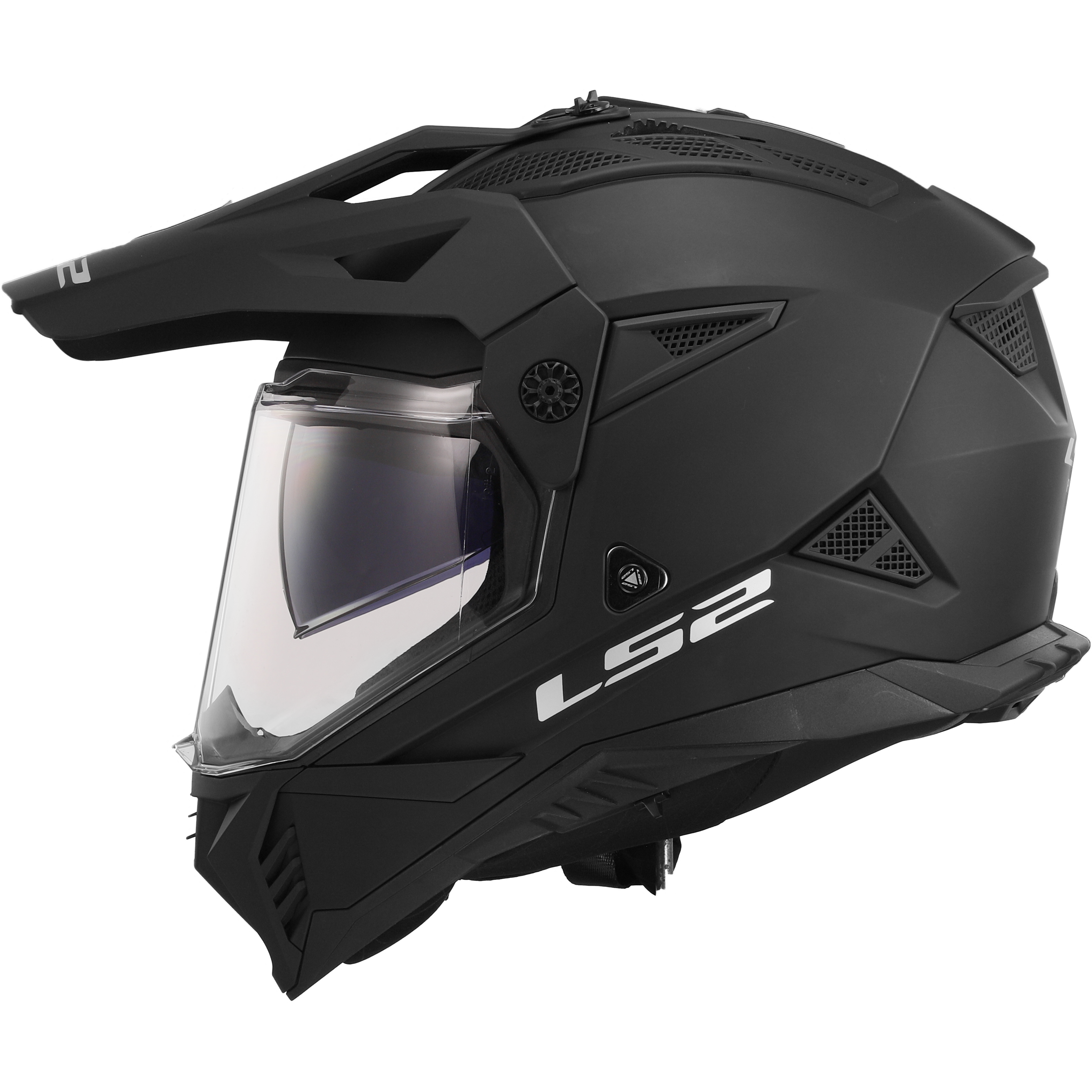 LS2 MX702 PIONEER II MATT BLACK-06 3XL