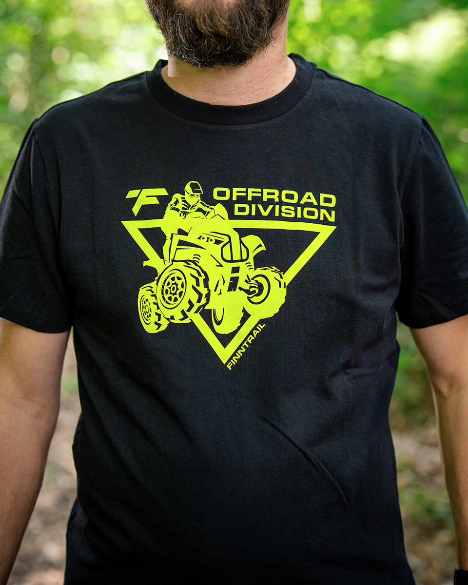 Finntrail T-shirt ATV BlackYellow S
