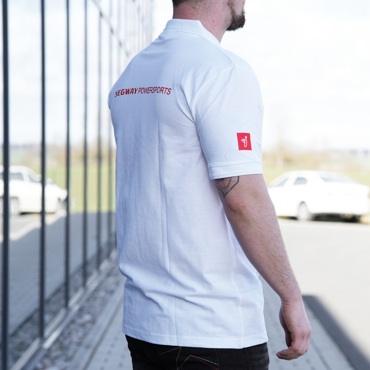 SEGWAY POWERSPORTS White Men Polo T-shirt 2XL