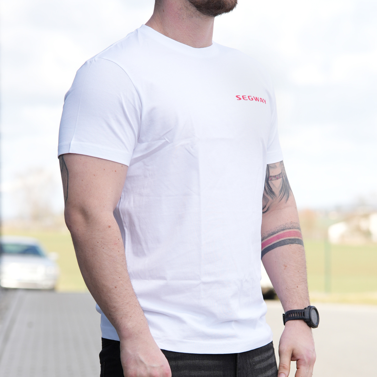 SEGWAY POWERSPORTS White Men T-shirt