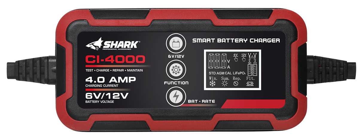 SHARK Battery Charger CI-4000 Li-ion, AGM, GEL and others
