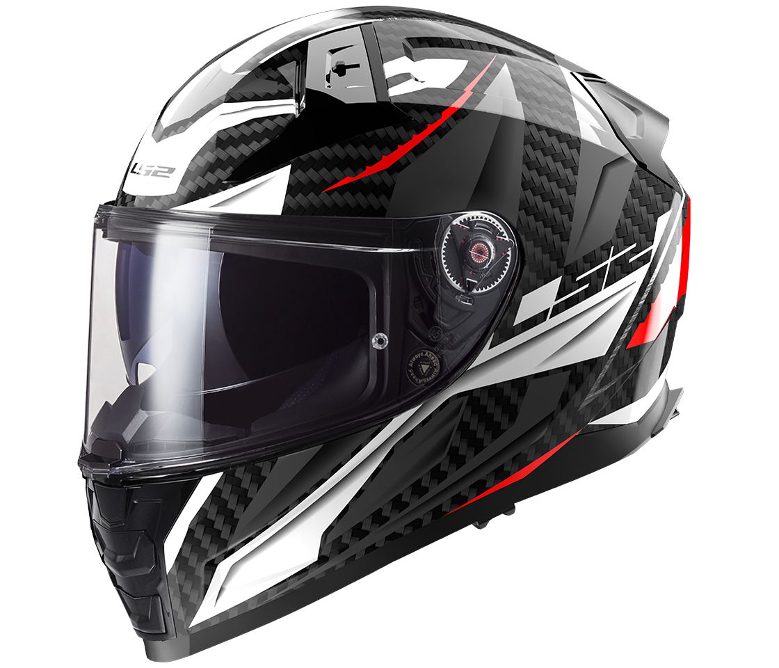 LS2 FF811 VECTOR II C SAVAGE WHITE RED GREY-06 M