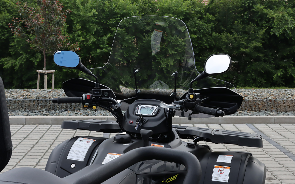 SHARK přední plexi WINDSHIELD (včetně montážní sady)