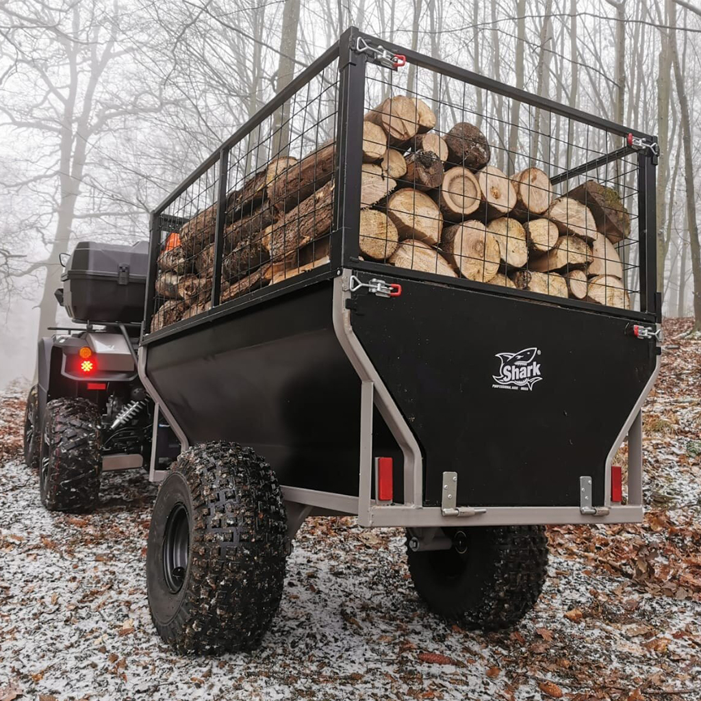 SHARK zvýšené bočnice 500mm pro vozík SHARK WOOD 550, 150 x 96 x 50 cm